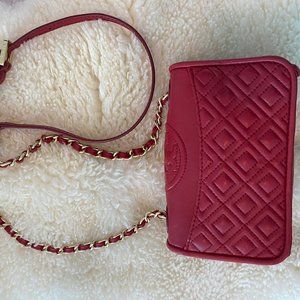 Tory Burch Red Shoulder Bag